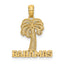 14K BAHAMAS Palm Tree Charm