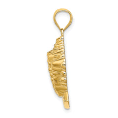 14K BAHAMAS Conch Shell Charm