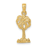 14K 2-D Palm Tree Charm