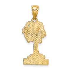 14K BARBADOS Palm Tree Charm