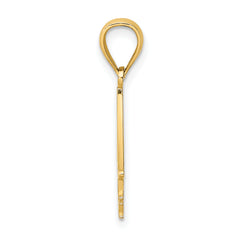 14K I HEART CAPE MAY w/ Cut-Out Boat Charm