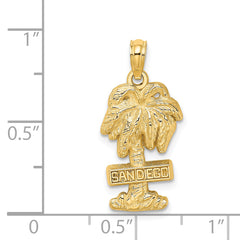 14K SAN DIEGO Palm Tree Charm