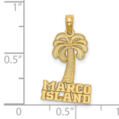 14K MARCO ISLAND Palm Tree Charm