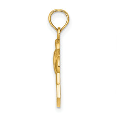 14K OCEAN CITY Dolphin Charm