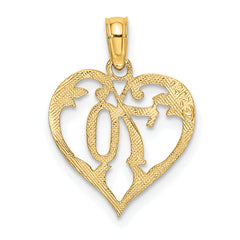 14K 70 In Heart Charm