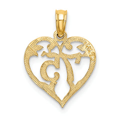 14K 75 In Heart Charm
