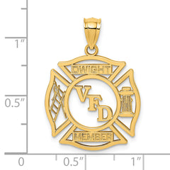 14K VFD DWIGHT MEMBER In Shield Charm