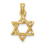 14K Polished Star Of David Charm