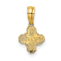 14K Mini 4 Way Religious Medal