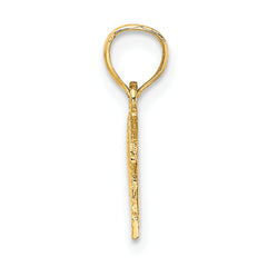 14K WWJD Ichthus Charm