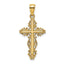 14K Cross w/ Lace Trim Charm