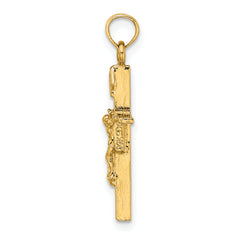 14K INRI Crucifix Charm