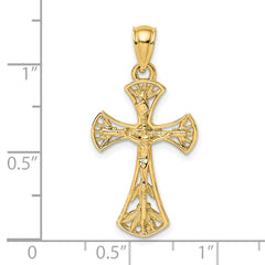 14K Crucifix Charm