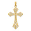 14K Filigree Cross Charm