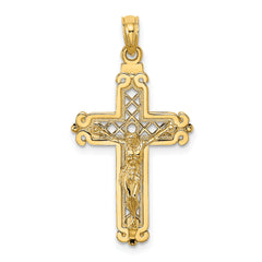 14k Fancy Crucifix Charm