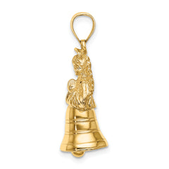 14K 3-D w/ Moveable Angel Charm