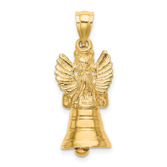 14K 3-D w/ Moveable Angel Charm