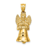 14K 3-D w/ Moveable Angel Charm