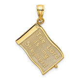 14K 3-D Moveable Pages The Lord Is My Shepherd Psalm 23 Charm
