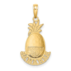 14K BAHAMAS Pineapple Charm