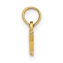 14K Polished OBX Charm