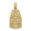 90 Miles to Cuba Key West Charm in 14K Yellow Gold, 20mm - Sophia Jewelers