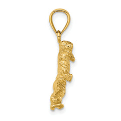 14K 3-D Karate Man Pendant