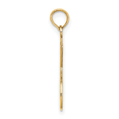 14K Double Tennis Racket w/ Ball Charm