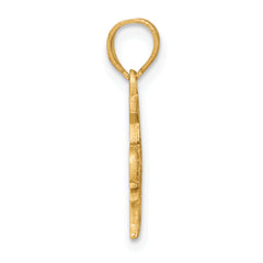 14K Polished GRADUATE 2026 Under Cap Charm