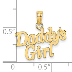14K DADDY'S GIRL Charm