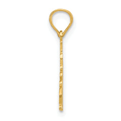 14K Polished I HEART LAKE TAHOE Charm