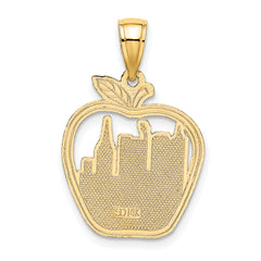 14k NEW YORK City Skyline in Apple Pendant