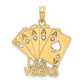 14K LAS VEGAS w/ Playing Cards Charm
