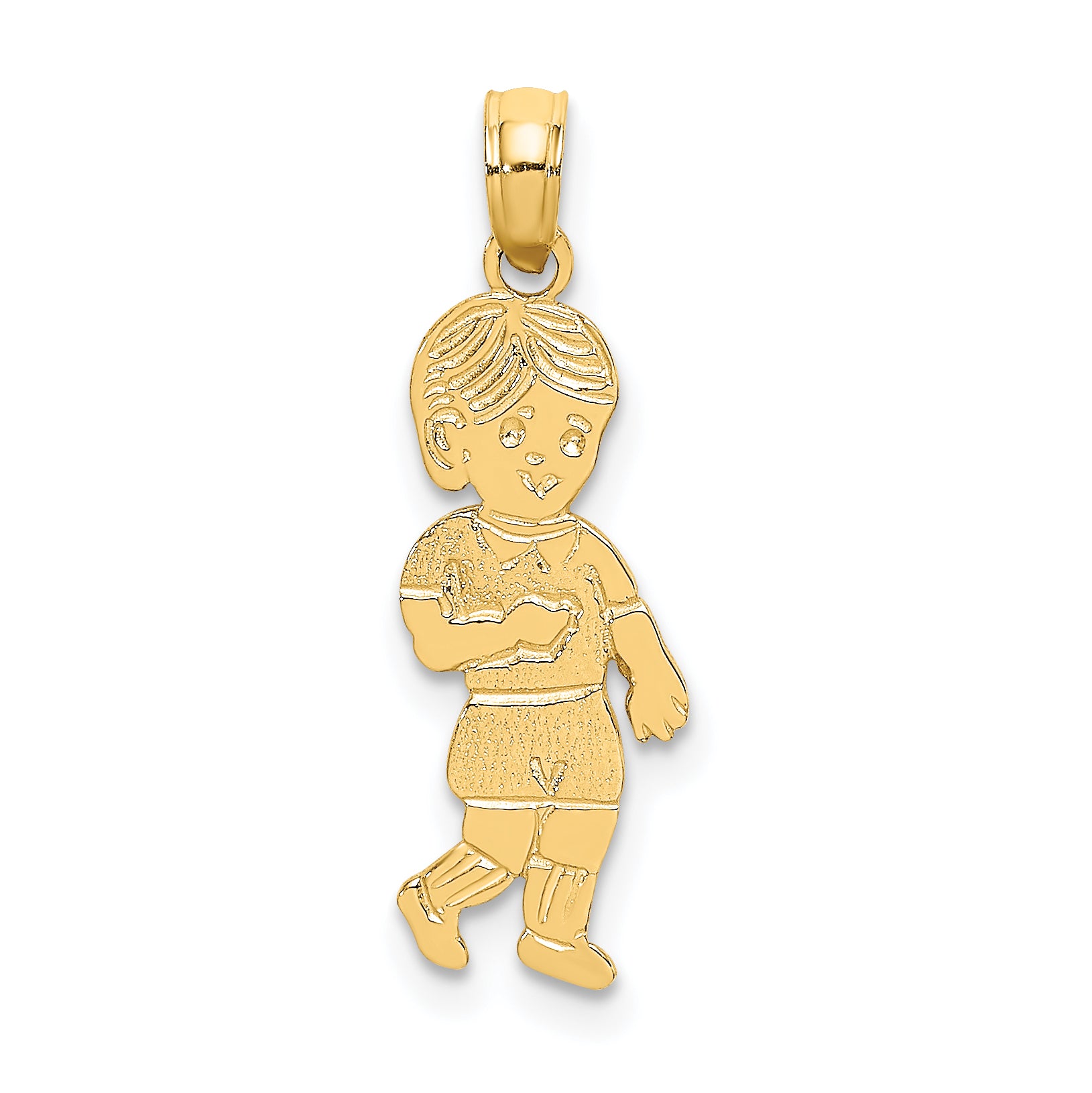 14K Little Boy Walking Charm
