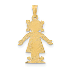 14K Girl Charm