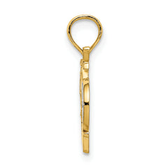 14k with White Rhodium OCEAN CITY, NJ Bicycle Charm