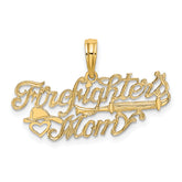 14k FIREFIGHTER'S MOM Charm