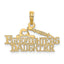Firefighter's Daughter Charm in 14K Yellow Gold, 11mm - Sophia Jewelers