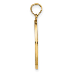 14k w/Rhodium Reversible CHILDS PRAYER w/Boy Charm