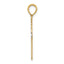 14K w/ Rhodium D/C Cross Charm