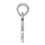 Butterfly Pendant in 14K White Gold, 23mm Textured - Sophia Jewelers