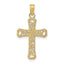 14k Fancy Cross Pendant