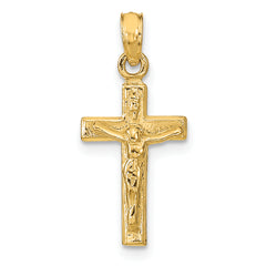 14k Crucifix Pendant