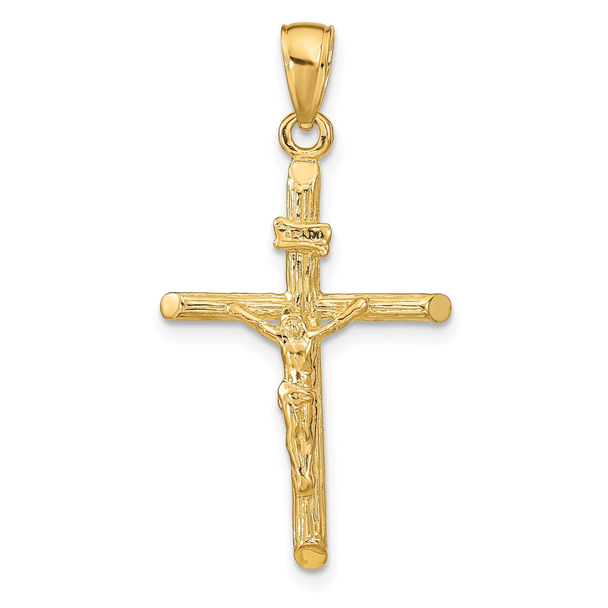 14k Crucifix Pendant