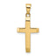 Cross Pendant in 14K Yellow Gold, 12x22mm - Sophia Jewelers