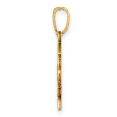 14K Graduation Cap and Diploma - 2025 Charm