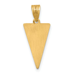 14K Class Of 2026 Rally Flag / Graduation Charm