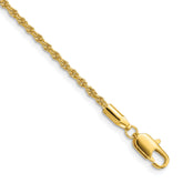 Kelly Waters Gold-plated 2mm French Rope 24 inch Chain