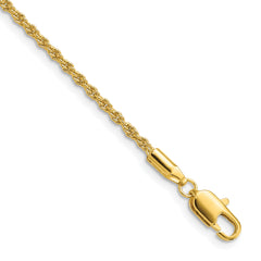 Kelly Waters Gold-plated 2mm French Rope 24 inch Chain