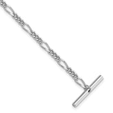 Kelly Waters Rhodium-plated Figaro Tie Chain